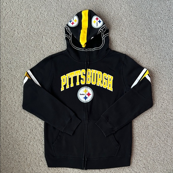 NFL Other - NFL Pittsburgh Steelers Youth Hoodie Football Zip-up Sweatshirt Large 14/16